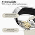 Habitaby® - Garlic Press - Garlic Press Stainless Steel - Garlic Press Rocker - Garlic Chopper - Garlic Crusher - Garlic Mincer - With Free Silicone Garlic Peeler and Cleaning Brush