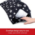 Toddler Pillowcase 2 Pack, 14'' x 20'' Travel Pillow Case Cover for Babies, Kids, Boys and Girls, Soft and Breathable Small Pillow Cases with Envelope Closure, Black Star Print