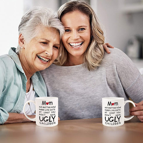 Mothers Day Gifts for Mom from Daughter Son,11oz Funny Coffee Mug Gifts for Mom Grandma Mother in Law Aunt,Unique Mothers Day Present Idea for Women Her,Mom Gifts for Birthday Christmas Valentines Day