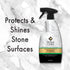 Stone Care International Granite Stone Cleaner and Polish Combo for Granite Marble Soapstone Quartz Quartzite Slate Limestone Corian Laminate Tile Countertop