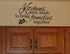 Wall Decor Plus More WDPM3186 Kitchens Were Made To Bring Families Together Kitchen Wall Decal Quote, 23x14 , Black