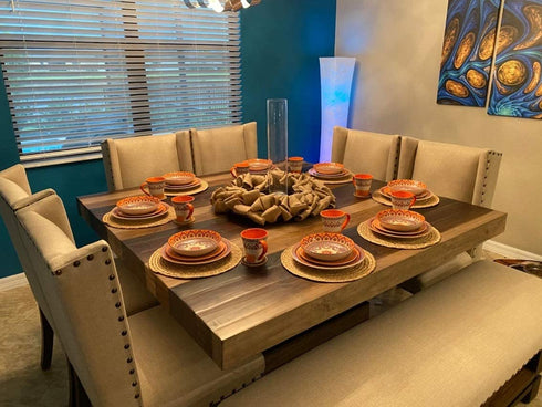 WENFOME 4 Pack Round Woven Placemats - 11.8inch Natural Wicker Placemats, Water Hyacinth Straw Braided Tablemats, Rattan Tablemats Rustic Chargers Weave Placemats for Dining Table