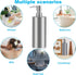 Large Hand Soap Dispenser 20oz Refillable Brushed Stainless Steel Dish Soap Dispenser for Kitchen Bathroom Countertop (20oz/600ml)