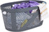 Mind Reader Laundry, Gray 40 Liter Clothes Basket