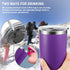 Umite Chef 20oz Tumbler Double Wall Stainless Steel Vacuum Insulated Travel Mug with Lid, Insulated Coffee Cup, 2 Straws, for Home, Outdoor, Office, School, Ice Drink, Hot Beverage ?20 oz, Purple)