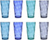 US Acrylic Optix 20-ounce Plastic Tumblers | set of 8 in 4 Coastal Colors