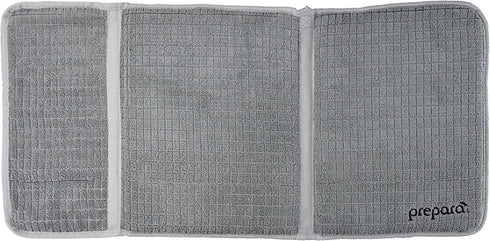 Prepara Gray, Drydock Dish Drying Mat, Extra Large