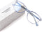 Madison Avenue Blue Light Blocking Glasses Anti Eyestrain UV Glare Blue Light Glasses for Women TV Phone Computer Gaming Eyeglasses (Clear Blue)