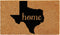 Calloway Mills 102442436 Texas Doormat, 24" x 36", Natural/Black