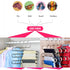 S-Shape Pants Hangers Space Saving Trousers Hangers 4 Pack, 5 Layer Stainless Steel S-Shape Trousers Hangers