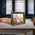 Amazon Brand Pinzon 2 Pack Picture Frames 5x7, Rustic Distressed Photo Frame for Wall Hanging or Tabletop Display, Brown (Set of 2)