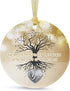 50th Anniversary Wedding Ornament 2022 for Couple,50 Years as Mr and Mrs,Wedding for Fifty Years,Ceramic Ornament for 50th Husband&Wife Married Decoration with Ribbon,Gift Box (2.9")