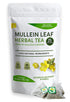 Mullein Tea Bags For Lungs - Herbal Tea Mullein Leaf of Flowers - 100% Pure Natural - 2g X 25 Tea Bags