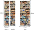 MISSSIXTY 3D Door Wall Mural Wallpaper Stickers Vinyl Removable Decals for Home Decoration 30.3" x 78.7" (Broken Bricks)