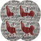 Chicken Decor Stove Burner Covers Rooster Kitchen Decor in a Farmhouse Chicken Sign Style - Set of 4