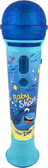 Baby Shark Singalong Microphone for Kids, Toy Microphone with Built-in Music and Flashing Lights, Baby Shark Toy for Kids Aged 3 and Up