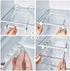 Fridge Drawer Organizer with Handle, Pull-out Refrigerator Storage Organizer Bins, Fridge Shelf Holder Storage Box