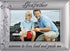 Malden International Designs Godfather with Cross Picture Frame, 4x6, Silver