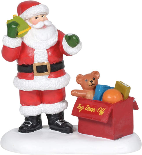 Department 56 Village Collection Accessories Surprise for Santa Figurine, 2.68 Inch, Multicolor