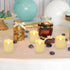 6PCS Rechargeable Tea Lights Candles with Remote and Timer, Flameless Flickering Votive Candles with USB Charging Cable & Frosted Cups, Electric Fake Candle for Home, Wedding, Holiday Decoration
