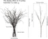 Floerve 12 Pcs Artificial Curly Willow Branches Plants Decorative Brown Twig Stems Spray 30" Tall for Vase DIY Crafts Wedding Floral Arrangement Home Decor Indoor