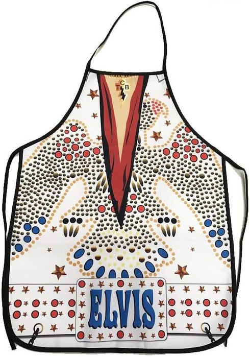 Midsouth Products Elvis Presley Apron White Jumpsuit