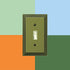 AMERELLE 84TTTRB Steps Triple Toggle Cast Metal Wallplate in Rustic Brass