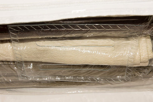 Clear Vinyl Zippered Storage Bags 20 x 23 x 6 Inch 5-Pack