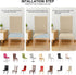 Dining Room Chair Covers Stretch Polyester Parsons Chair Slipcover Removable Washable Kitchen Chair Protector for Dining Room Hotel Set of 4 (Beige)