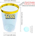 KOPHADOT 12oz Double Gold Rim Plastic Cups 50 packs with 2 Party Pong Balls, Disposable and Reusable Elegant GoldCup Clear Party Drinking Cups for Weddings, Bachelorette Parties, Christmas