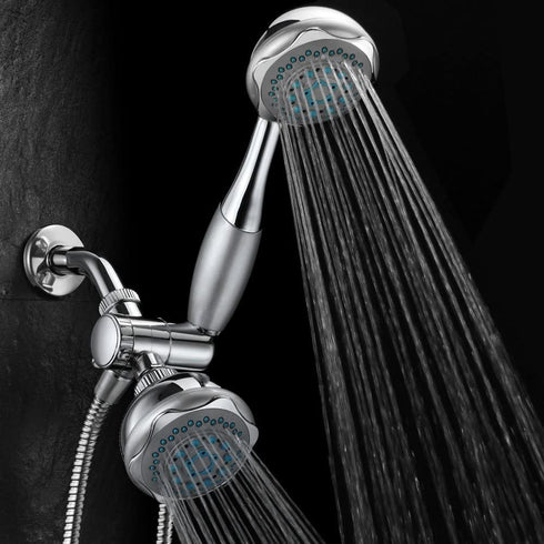 Hydroluxe 24-setting 3-way Shower Combo, Chrome, Single