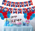 Spiderman Party Decorations Favors Birthday Spiderman Happy Birthday Banner, Foil Latex Balloons, Cupcake Toppers, Stickers - Avengers Superhero Birthday Party Supplies