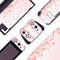 BelugaDesign Sakura Switch Skin | Pastel Sticker Wrap Vinyl Decal | Cute Japanese Flower Cherry Blossom Moon Compatible with Nintendo Switch (Switch Standard, Pink White)
