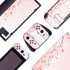 BelugaDesign Sakura Switch Skin | Pastel Sticker Wrap Vinyl Decal | Cute Japanese Flower Cherry Blossom Moon Compatible with Nintendo Switch (Switch Standard, Pink White)