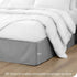 Bare Home Pleated King Bed Skirt - 15-Inch Tailored Drop Easy Fit - Bed Skirt for King Beds - Center & Corner Pleats (King, Light Grey)