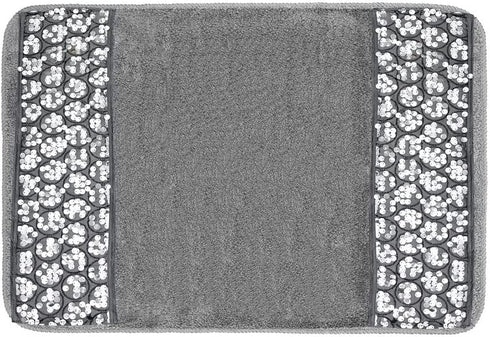 Popular Bath 230819 , Silver Sinatra, Bath Rug