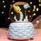 Mermaid Snow Globes,Snowglobes with Musical,LED Lights, Gifts for Girls,Birthday Christmas Festival Gift for 5-12 Year Old Girls (Blue)