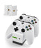 Snakebyte Twin Charge X - Xbox One Controller Charger Dual Docking/Charging Station incl. 2 Rechargeable Battery Packs for XBOX One Controller / Elite / S Controller Gamepad, White