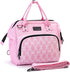 AmHoo Lunch Bag for women Lunch Boxes Insulated Leak-proof Meal Prep Cooler Tote Bag Double YKK Zippers Waterproof Pink