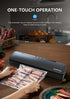 Vacuum Sealer Machine, Automatic Food Vacuum Sealer, VARCUL Food Saver with Vacuum Sealer Bags, LED Indicator Lights丨Compact Design丨Dry & Moist Food丨Easy to Clean & Use