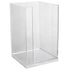 ForPro Square Pad Dispenser - Clear, Acrylic, Open Sides and Top Dispenser- Cocktail Napkin Dispenser - Fits 4? x 4? Cotton Pads - 7? H x 4.25? W x 4.25? L
