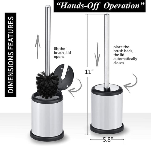 ToiletTree Products Deluxe Toilet Brush with Lid