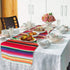 Fowecelt Mexican Serape Table Runner 14 x 84 Inch for Mexican Party Wedding Decorations Outdoor Picnics Dining Table, Fringe Cotton Handwoven Table Runners