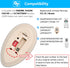 35T1 Ceiling Fan Remote Control Replacement for Harbor Breeze Allen Roth, 303.9MHz, 3-Speed, Light Dimmer, Learn Key, Replace FAN-53T FAN-11T L3HFAN35T1 FAN-35T1 L3HFAN35T FAN-35T (Remote Only)