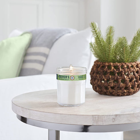 Mrs. Meyer's Clean Day Scented Soy Aromatherapy Candle, 35 Hour Burn Time, Made with Soy Wax and Essential Oils, Iowa Pine Scent, 7.2 oz