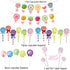 Candyland Party Supplies Set - Candy Party Decorations with Lollipop Banner,Sweet Candy Balloons,Candy Cake Toppers,Latex Balloons for Girls,kids,Candyland Party,Lollipop Party,Birthday