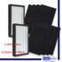 PUREBURG Replacement HEPA Filter Set 2+8 Compatible with FLT4100 AC4100 Filter E, AC4100CA AC4150BL AC4150PCA AC4150PC Part Number FLT11CB4