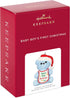 Hallmark Keepsake Christmas Ornament, Year Dated 2021, Baby Boy's First Christmas Blue Bear