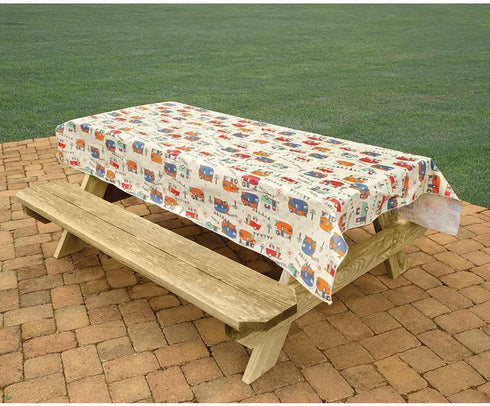 Bowery Direcsource Ltd Camping Tablecloth, Camping Trails