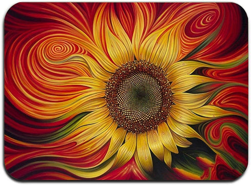 Granbey Custom Doormats Art Sunflowers Entrance Mat Floor Rug Indoor/Outdoor/Front Door/Bathroom Mats Rubber Non Slip